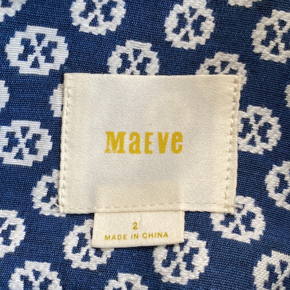 Maeve Blue and White Skirt - Picture 5 of 9